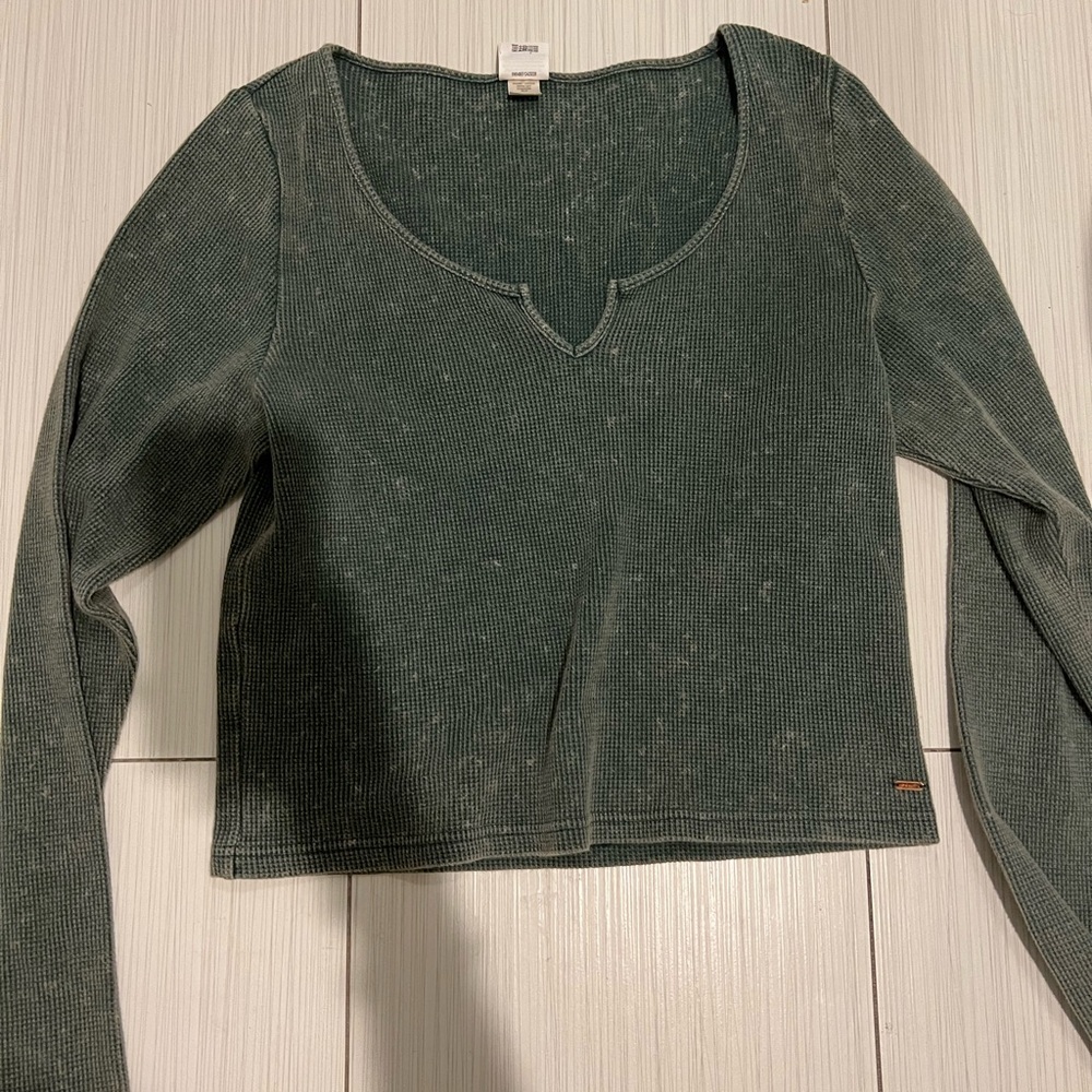 Waffle-Knit long sleeve